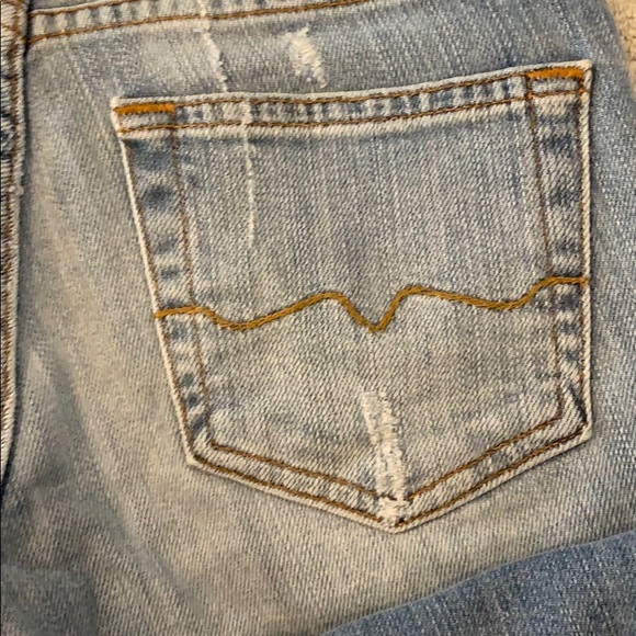 Red Engine Capris Jeans - Picture 7 of 8